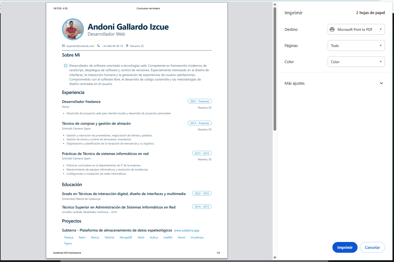 React Resume Kit
